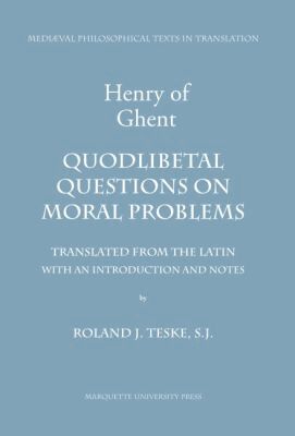 Henry Ghent - Quodlibetal Questions on Moral Problems, Häftad. Tillgänglighet: Tillfälligt slut