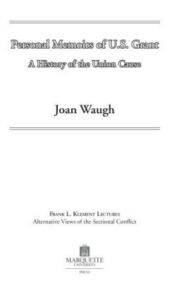 Joan Waugh - Personal Memoirs of U.S. Grant, Häftad. Tillgänglighet: Tillfälligt slut