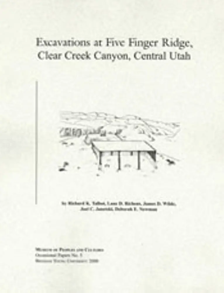 Richard K Talbot - Excavations at Five Finger Ridge   OP #5, Häftad. Tillgänglighet: Tillfälligt slut