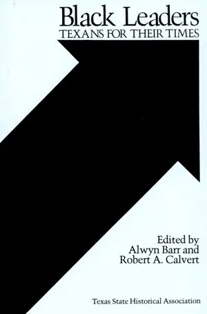 A. Barr, Alwyn Barr, Robert A. Calvert - Black Leaders:Texans Their Times, Häftad. Tillgänglighet: Tillfälligt slut