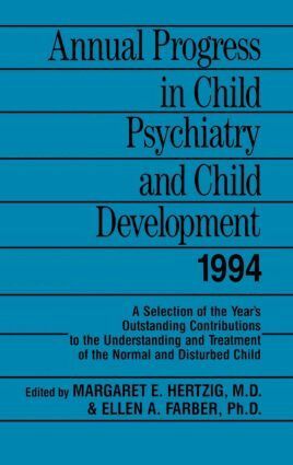 Margaret E. Hertzig, M. Hertzig, Margaret E. Hertzig, Ellen A. Farber - Annual Progress in Child Psychiatry and Child Development 1994, Inbunden. Tillgänglighet: Lägg i varukorg