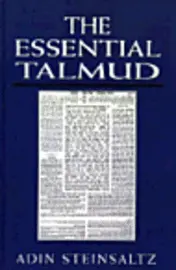 Adin Steinsaltz - Essential Talmud, Inbunden. Tillgänglighet: Tillfälligt slut