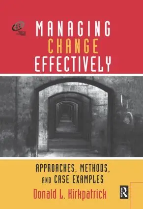 Donald L. Kirkpatrick - Managing Change Effectively, Inbunden. Tillgänglighet: Lägg i varukorg