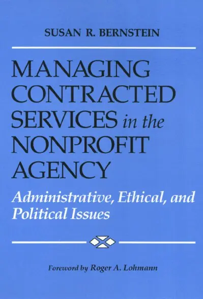 Susan Bernstein - Managing Contracted Services in the Nonprofit Agency, Inbunden. Tillgänglighet: Tillfälligt slut