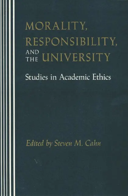 Steven Cahn - Morality, Responsibility, and the University, Häftad. Tillgänglighet: Tillfälligt slut