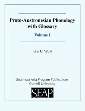 Proto-Austronesian Phonology with Glossary