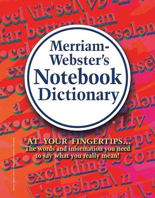 Merriam-Webster - Merriam-Webster's Notebook Dictionary, Häftad