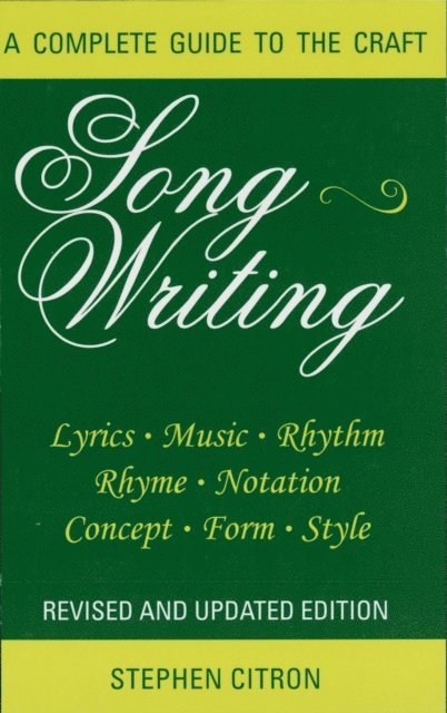Stephen Citron - Songwriting, E-bok