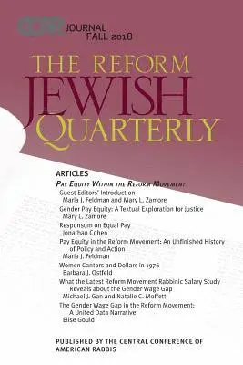 Paul Golomb - Ccar Journal, the Reform Jewish Quarterly, Fall 2018: Pay Equity Within the Reform Movement, Häftad. Tillgänglighet: Lägg i varukorg
