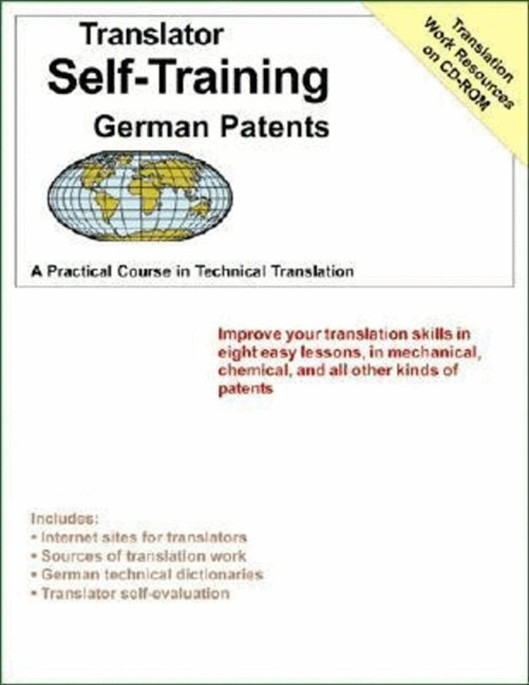 Morry Sofer - Translator Self Training German Patents, Häftad