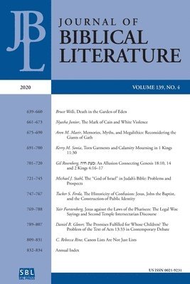 Mark G G Brett - Journal of Biblical Literature 139.4 (2020), Häftad