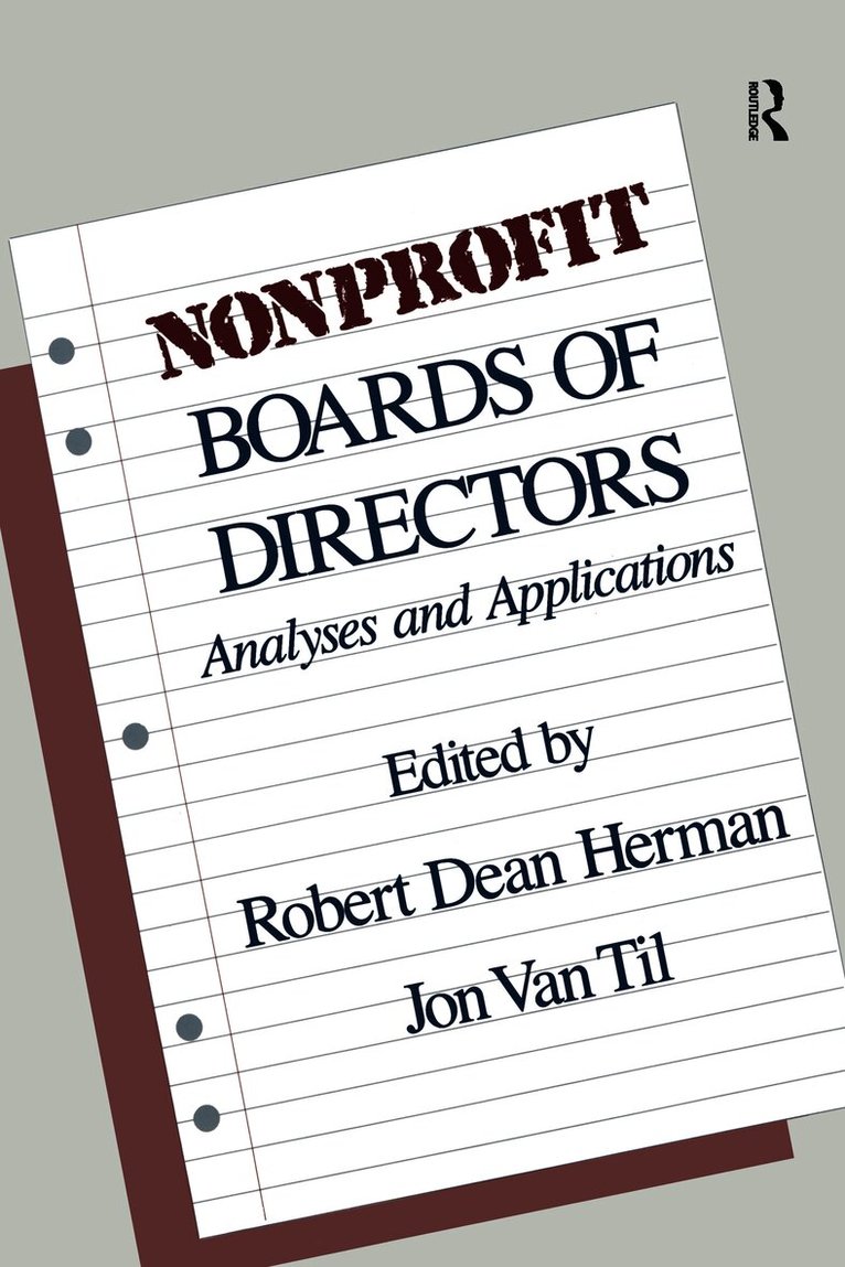 Robert Herman - Nonprofit Boards of Directors, Inbunden