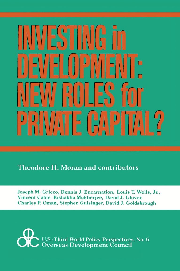 Theodore Moran - Investing in Development, Häftad. Tillgänglighet: Tillfälligt slut
