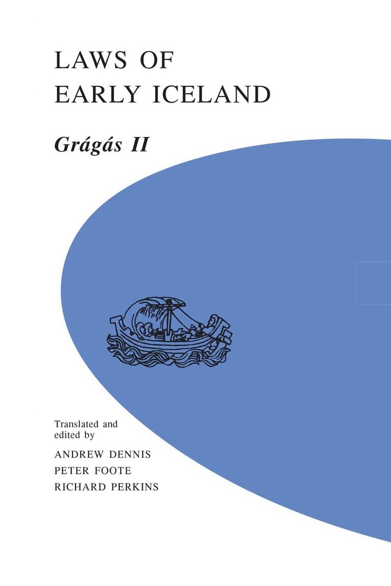 Laws of Early Iceland Volume 2, Häftad