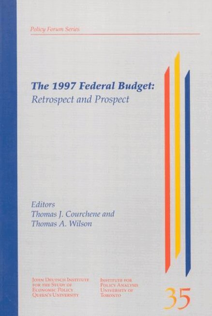 Thomas J. Courchene, Thomas A. Wilson - 1997 Federal Budget, Häftad. Tillgänglighet: Tillfälligt slut