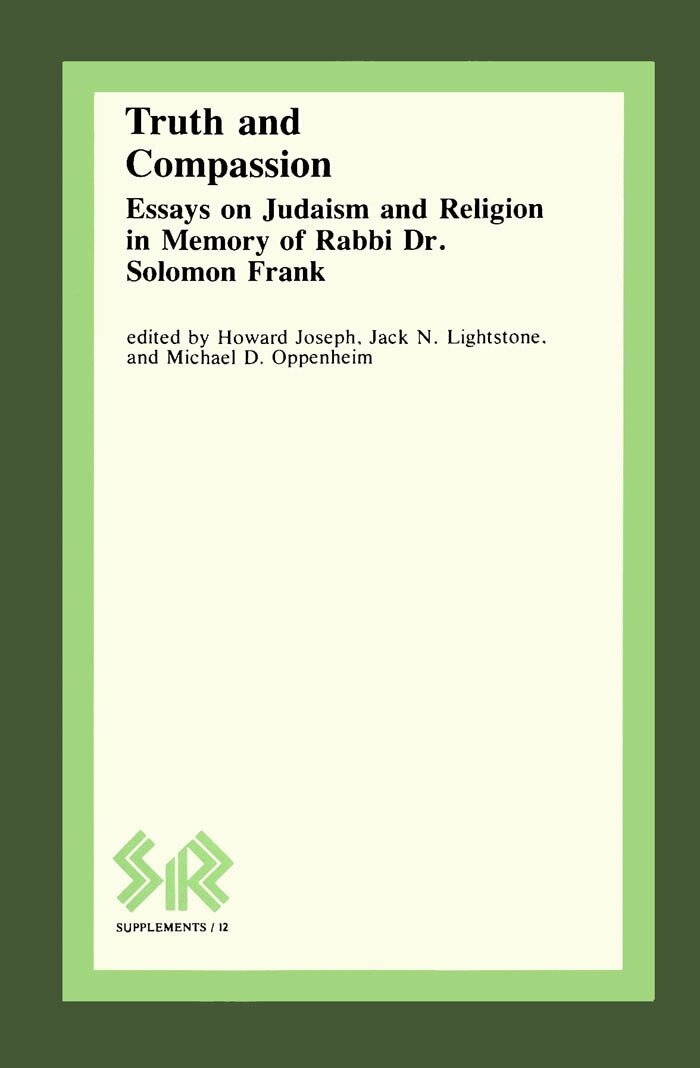 Howard Joseph, Jack N. Lightstone, Michael Oppenheim - Truth and Compassion, Häftad. Tillgänglighet: Tillfälligt slut