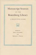 Manuscript Source Rosenberg Lib