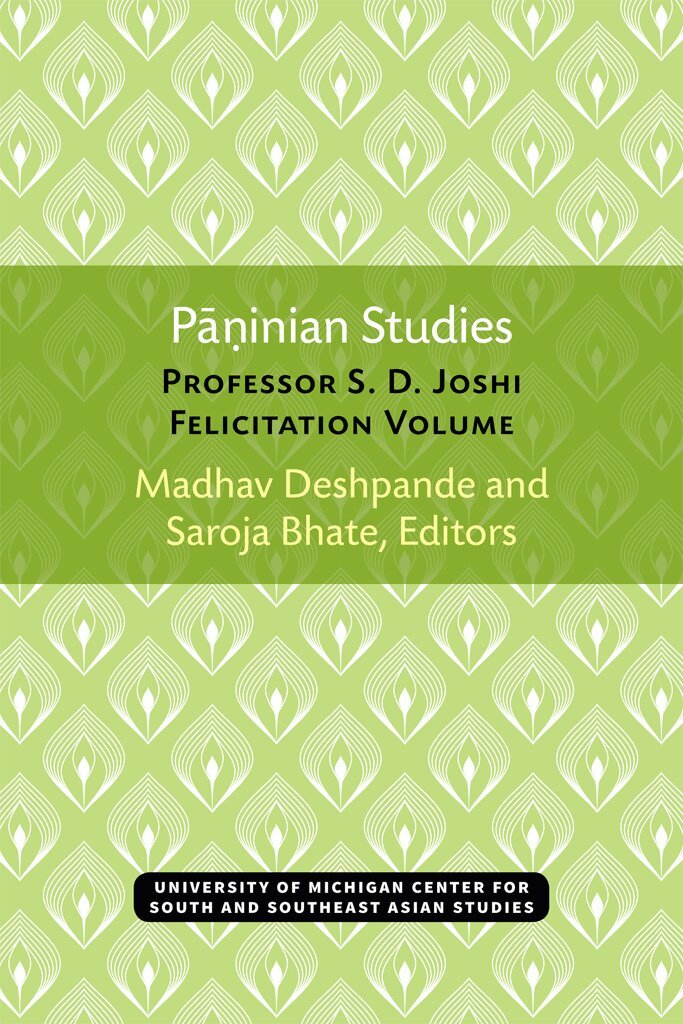 Madhav Deshpande, Saroja Bhate - Paninian Studies, Inbunden. Tillgänglighet: Tillfälligt slut