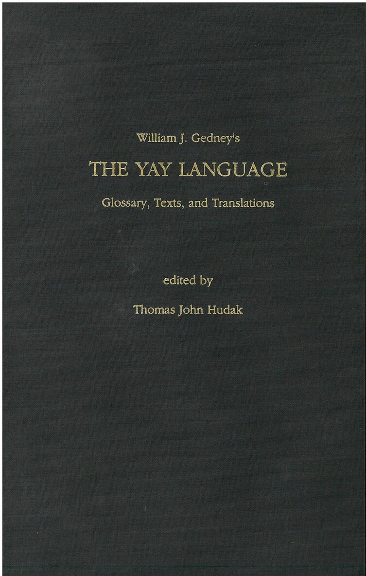 William Gedney, Thomas Hudak - Yay Language, Inbunden. Tillgänglighet: Tillfälligt slut