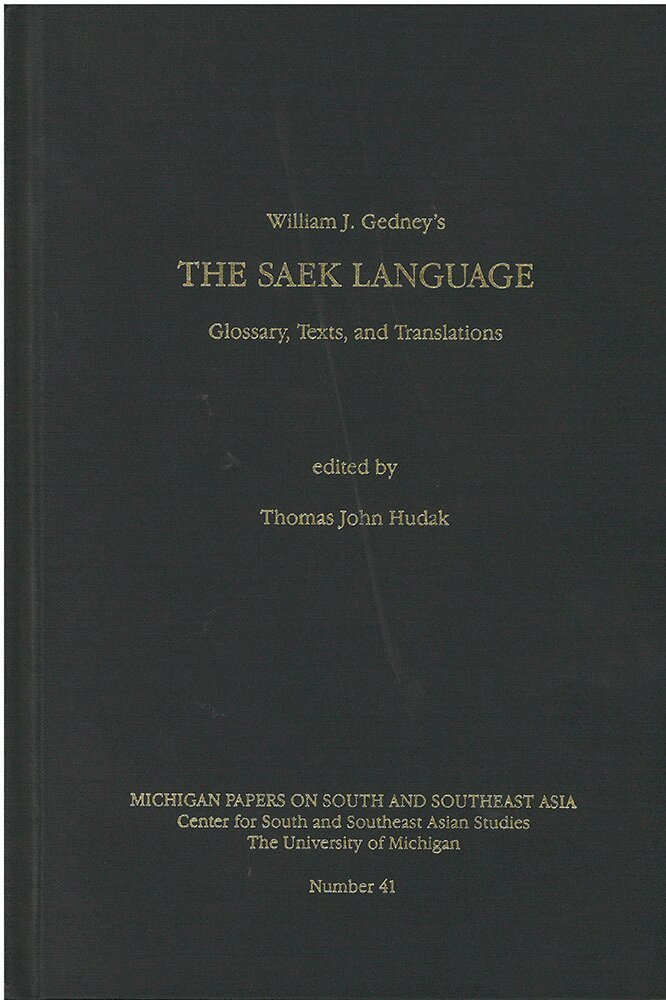 William Gedney, Thomas Hudak - Saek Language, Inbunden. Tillgänglighet: Tillfälligt slut