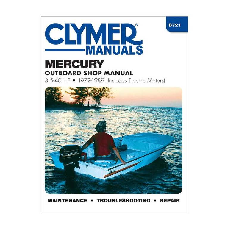 Haynes Publishing - Mercury 3.5-40 HP Outboards Includes Electric Motors (1972-1989) Service Repair Manual, Häftad. Tillgänglighet: Lägg i varukorg