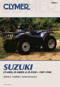 Suzuki LT-4WD, LT-F4WDX & LT-F250 ATV (1987-1998) Service Repair Manual