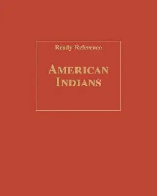 Salem, Harvey Markowitz - American Indians (Ready Reference), Inbunden. Tillgänglighet: Tillfälligt slut