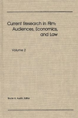 Bruce A. Austin - Current Research in Film, Inbunden. Tillgänglighet: Lägg i varukorg