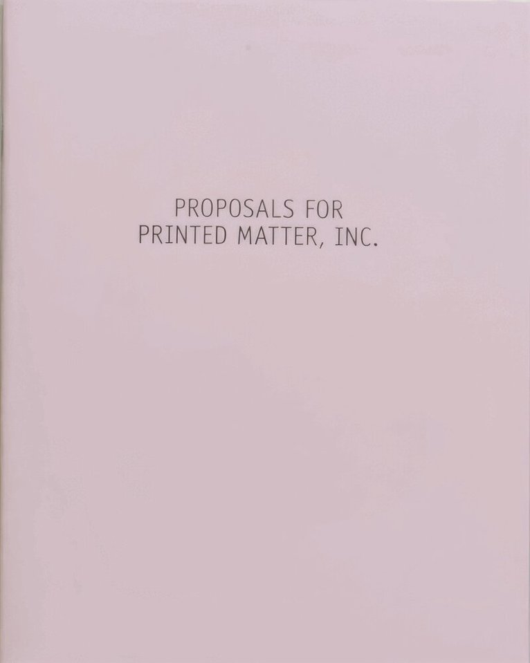 Liverside - Proposals for Printed Matter, Häftad