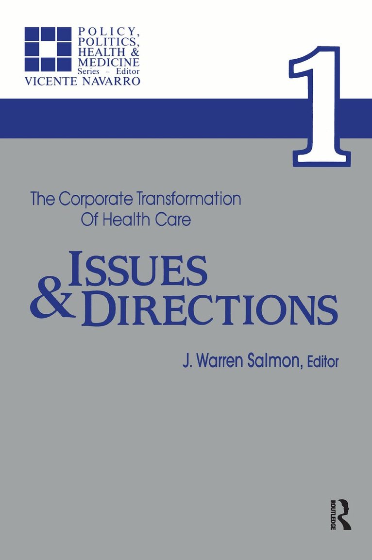 Warren Salmon - Corporate Transformation of Health Care, Häftad