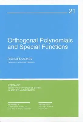 Richard Askey - Orthogonal Polynomials and Special Functions, Häftad. Tillgänglighet: Tillfälligt slut