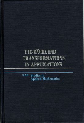 Robert L. Anderson, Nail H. Ibragimov - Lie-Bäcklund Transformations in Applications, Inbunden