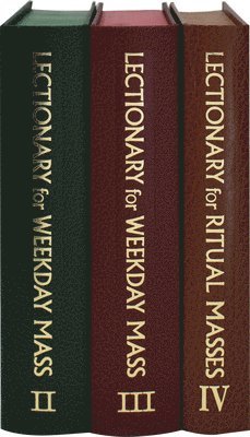 Confraternity of Christian Doctrine - Lectionary - Weekday Mass (Set of 3), Inbunden