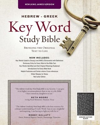 NKJV Hebrew-Greek Key Word Study Bible Black, The by Amg Publishers