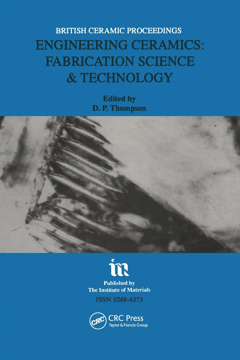 D.P. Thompson - Engineering Ceramics, Inbunden. Tillgänglighet: Lägg i varukorg