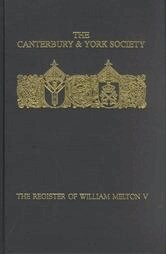 T.C.B. Timmins - Register of William Melton, Archbishop of York, 1317-1340, V, Inbunden. Tillgänglighet: Tillfälligt slut