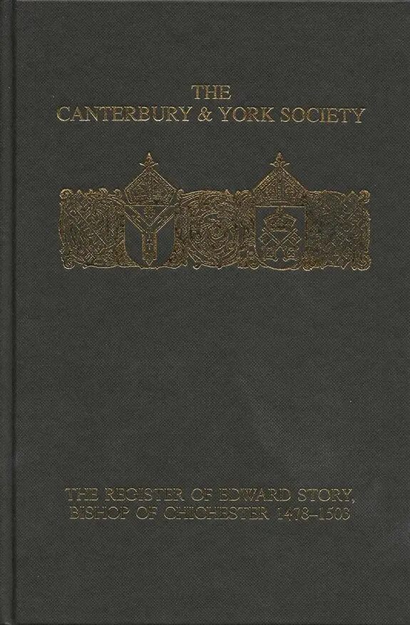 J H Stevenson - Register of Edward Story, bishop of Chichester 1478-1503, Inbunden. Tillgänglighet: Lägg i varukorg