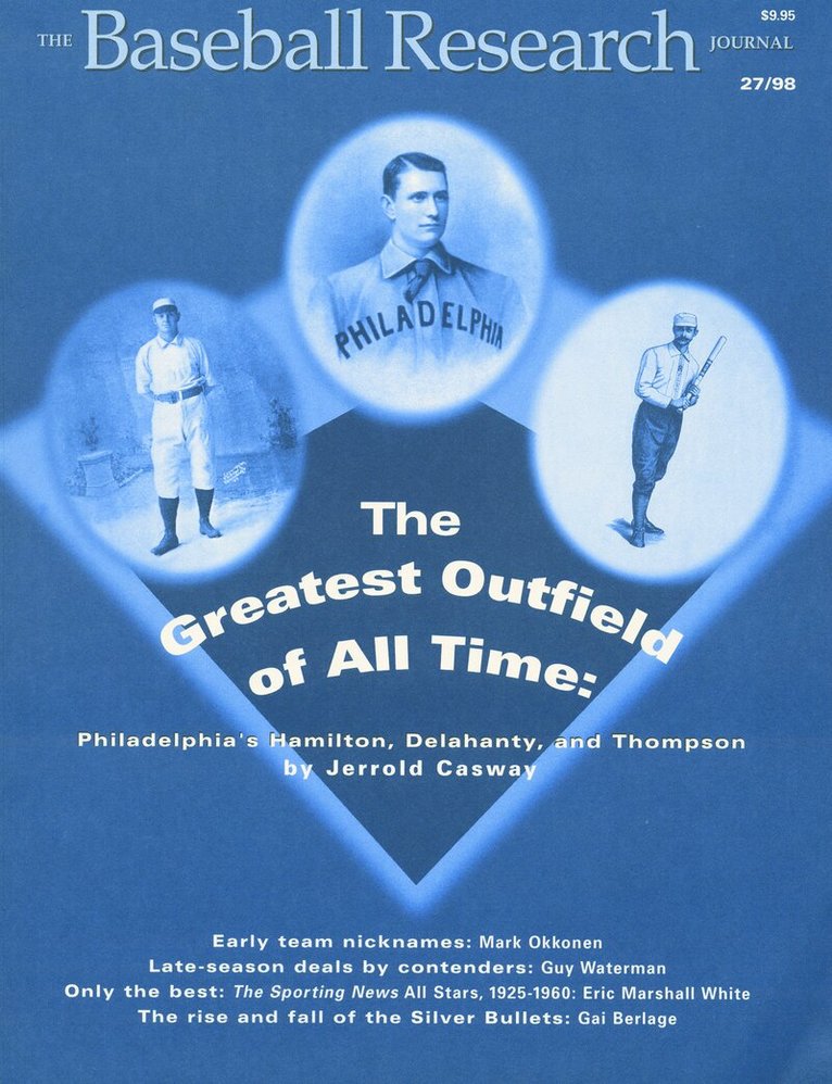 Society for American Baseball Research (SABR) - Baseball Research Journal (BRJ), Volume 27, Häftad. Tillgänglighet: Lägg i varukorg