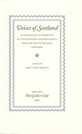 Voices Of Scotland - A Catalogue Of An Exhibition Of Scottish Books And Manuscripts From The 15Th To The 20Th Centuries