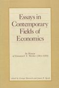 Essays in Contemporary Fields of Economics