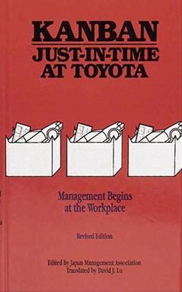 Japan Management Association - Kanban Just-in Time at Toyota, Inbunden