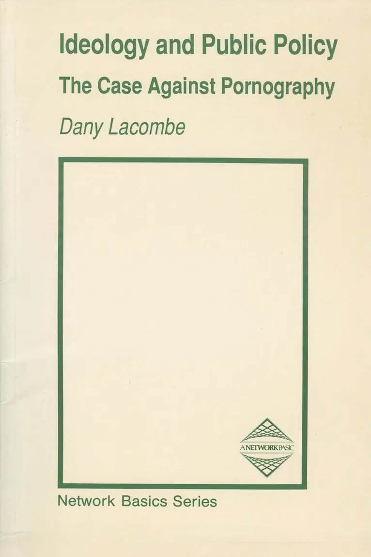 Dany Lacombe - Ideology and Public Policy, Häftad. Tillgänglighet: Tillfälligt slut