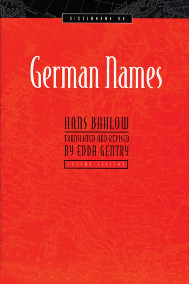 University of Wisconsin Press - Dictionary of German Names, Häftad. Tillgänglighet: Tillfälligt slut