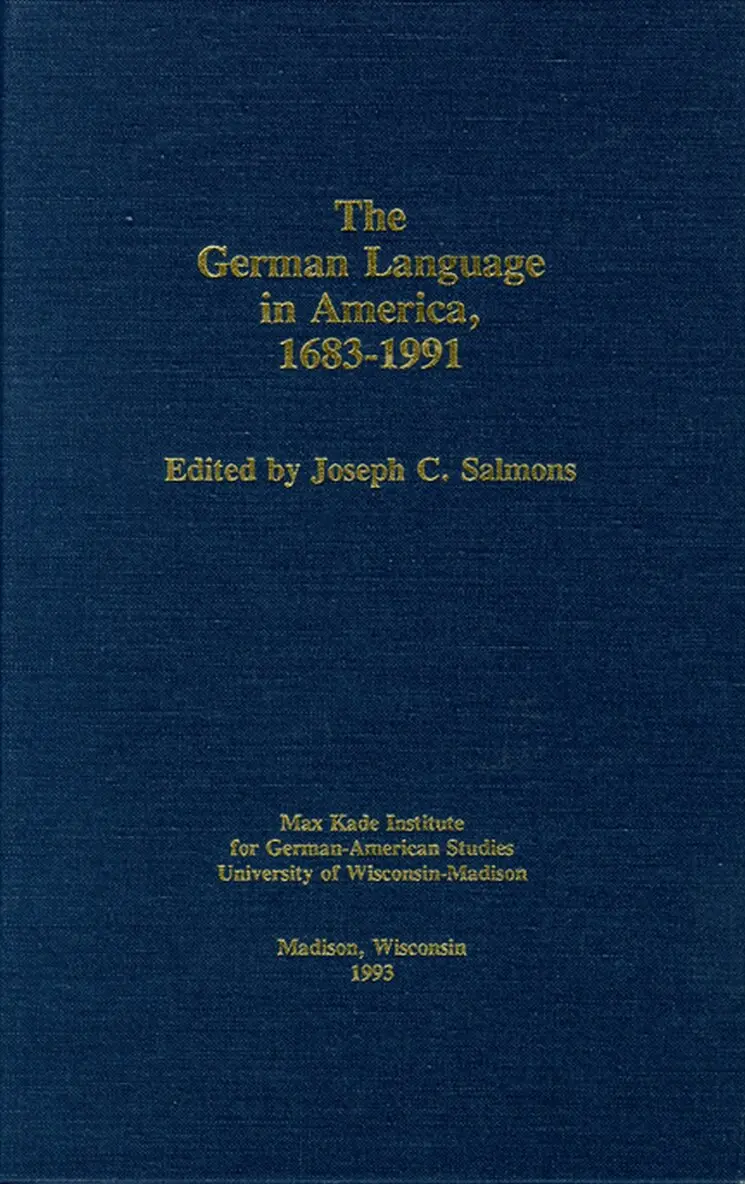 University of Wisconsin Press - German Language in America, Inbunden. Tillgänglighet: Tillfälligt slut