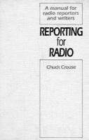 Chuck Crouse - Reporting for Radio, Inbunden
