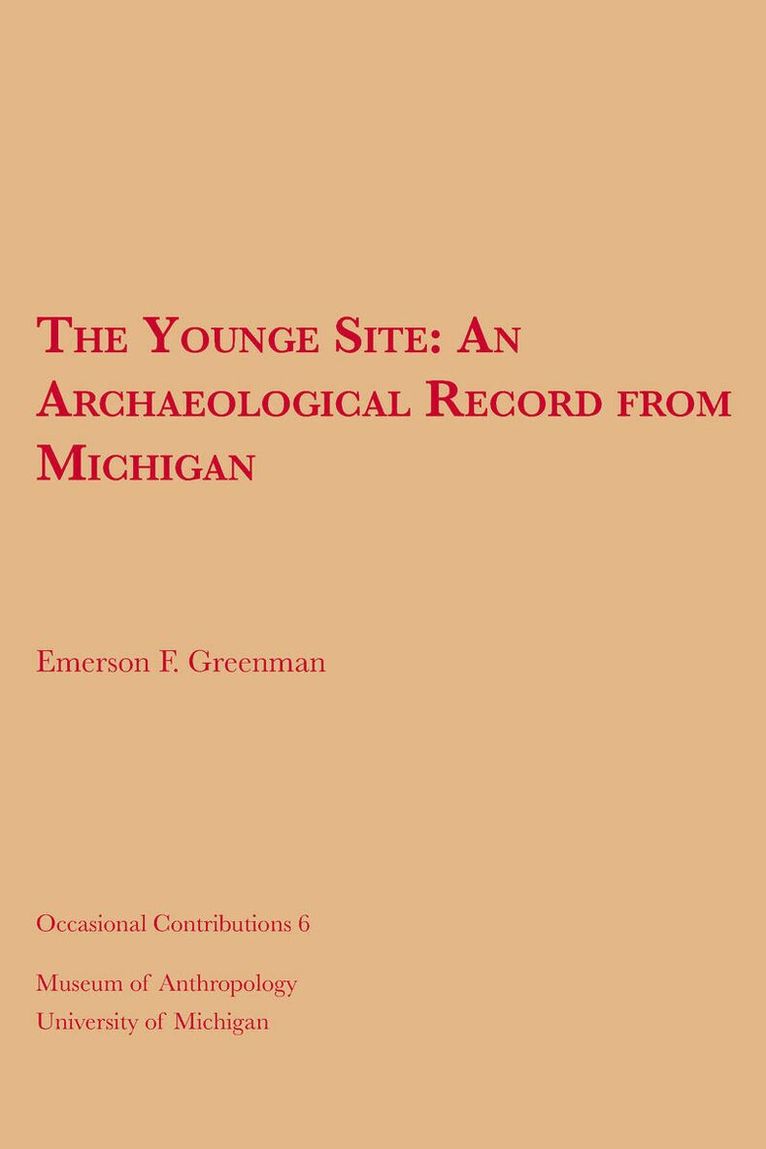 Emerson F. Greenman - Younge Site, Häftad