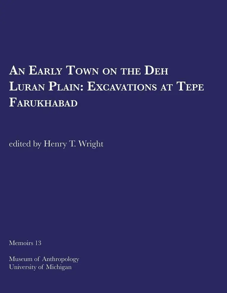 Henry T. Wright - Early Town on the Deh Luran Plain, Häftad. Tillgänglighet: Lägg i varukorg