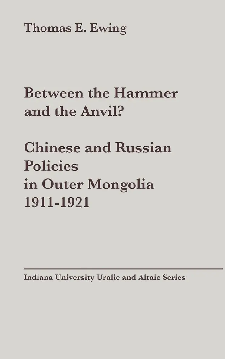 Thomas Esson Ewing - Between the Hammer and the Anvil?, Inbunden. Tillgänglighet: Lägg i varukorg