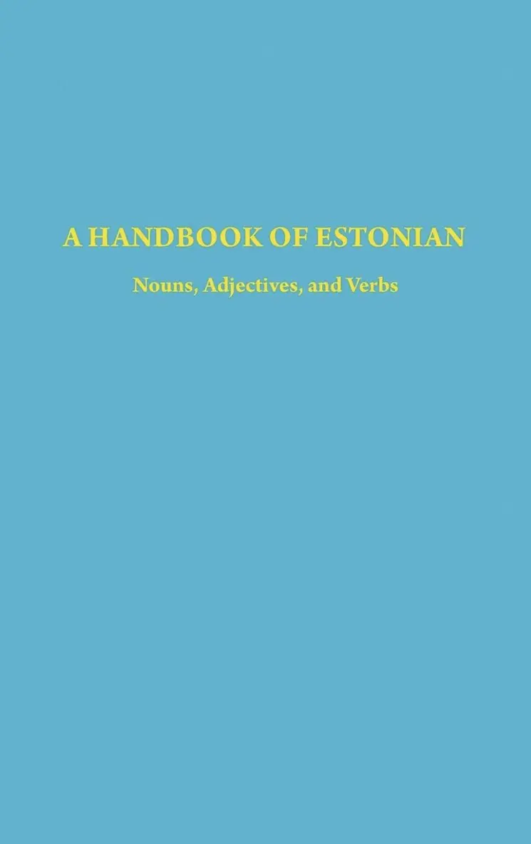 Harri Mürk - Handbook of Estonian, Inbunden. Tillgänglighet: Lägg i varukorg