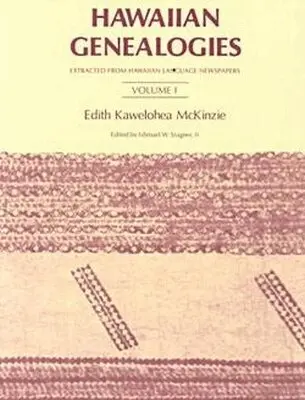 University of Hawai'i Press - Hawaiian Genealogies Vol 1, Häftad. Tillgänglighet: Tillfälligt slut